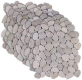 vidaXL Kiezeltegels Taupe 30 x 30 cm Rivier kiezel