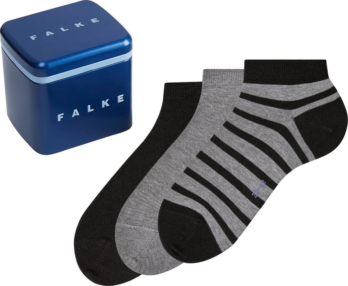 Falke Happy Heren Sneakersokken - 3pack - Maat 39-42