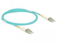 DeLOCK 86559 InfiniBand en Glasvezelkabel 2 m LC Aqua