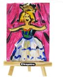 Cleopatre Glitterplakkaatverf 250 ml Groen;Zilver