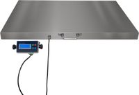 Monster Group BV Weegschaal voor dierenartsen - Zilver - 90x60cm - 300kg