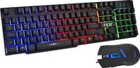 Inca IKG-448 Toetsenbord en Muis Combo - RGB - Bedraad - Zwart