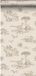 ESTAhome behang dinosaurussen beige - 53 cm x 10.05 m