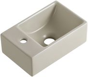 Wiesbaden Rhea XXS fontein links 30,5 x 18 x 11 cm keramiek beige