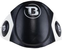 Booster fight gear Booster PRO BP Buikbeschermer Belly Pad – Zwart/Wit – High‑Quality Synthetic Leather Trainer Protector voor Kickboksen & Muay Thai -