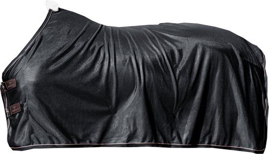Mesh Vliegendeken zwart 140 - 50-100% gerecycled polyester - Paard