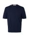 SELECTED MEN Slhtorino Ss Knit Crew Neck Noos Heren, marineblauw blazer, XL