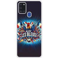 Allez les bleus Verstevigd hoesje met sublimatie bedrukking, compatibel met Samsung Galaxy A21S