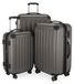 HAUPTSTADTKOFFER - Spree 3-delige kofferset 4 dubbele wielen, trolley-set, uitbreidbare reiskoffer, (S, M & L), Grafiet