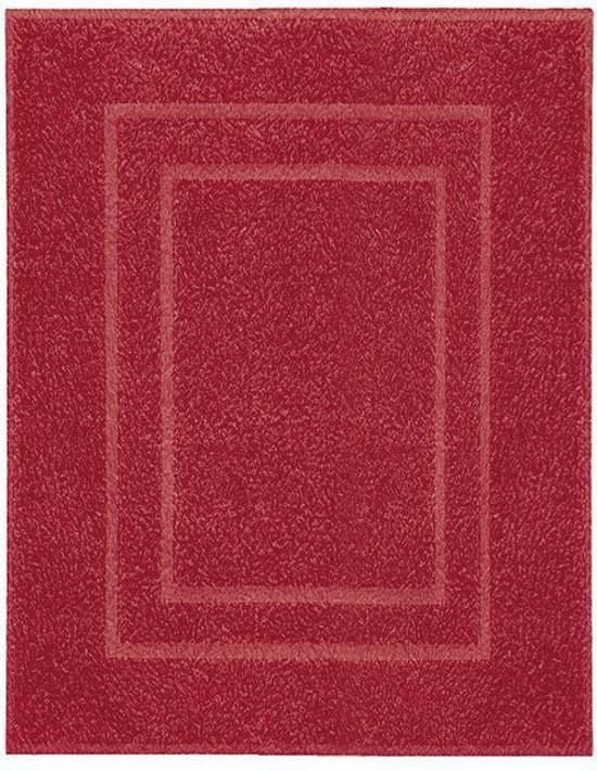 KLEINE WOLKE Douchemat Plaza rood 60x 80 cm