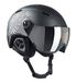 Black Crevice Vail Skihelm I Skihelm met vizier in pilotenstijl, skihelm voor dames en heren, skihelm van polycarbonaat, ademende skihelm, in grootte verstelbaar