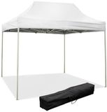 Divina Fire 3 x 2 m witte opvouwbare partytent, bekleed met waterdicht PVC
