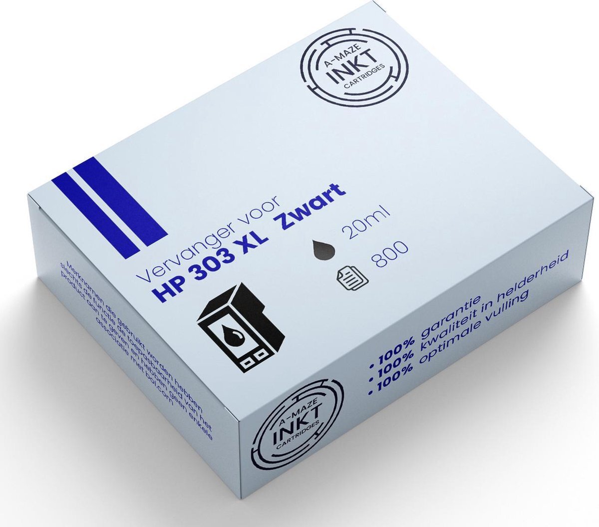G&G Huismerk HP 303XL (T6N04AE) Inktcartridge Zwart Hoge capaciteit