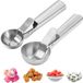 Dailygoods cuillère à glace Acier inoxydable, 2 pièces