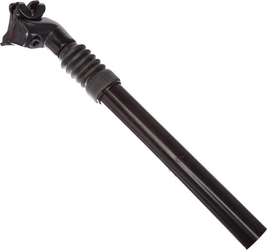 FISCHER Zadelpen patent met vering 27.2 mm Aluminium Zwart