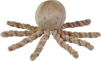 Nattou LAPIDOU Knuffel - Octopus - 22 cm - Mokka