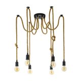 EGLO Rampside Suspension luminaire - E27 - Noir - 3 Lichts