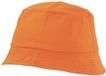 Merkloos Vissershoedje - 10x - Oranje - Bucket Hat - One Size - Volwassenen - Koningsdag Zonnehoedje