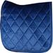Pagony Velours Zadeldek - Maat: Full - Donkerblauw - Polyester