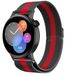 Strap-it Milanese band - zwart/rood - Huawei Watch GT 3 42mm