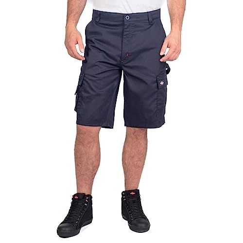 Lee Cooper LCSHO806 Men's Multi Pocket Work Safety Trousers Cargo Shorts - 40W