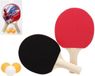 Atosa Tafeltennis batjes inclusief ballen - Tennis set compleet met 3 ballen - Buitenspeelgoed