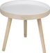 Arti Casa Ronde Bijzettafel Ø40 x 36 cm - Wit Hout