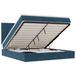 vidaXL lit plateforme avec matelas et LED 160x200cm velours