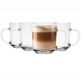Glasmark Glazen Mokken Set van 4 - 200ml - Transparant