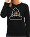 Bellatio Decorations Shoppartners Bv Dieren kersttrui eekhoorntje zwart dames - Foute eekhoorntjes kerstsweater - Kerst outfit dieren liefhebber L