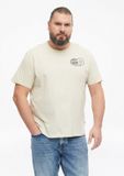 s.Oliver - T-shirt pour homme avec imprimé sur le devant, 100% Coton, Beige clair, Taille 4XL