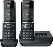 Gigaset COMFORT 550A DUO DECT-telefoon met antwoordapparaat en 2 handsets - Zwart