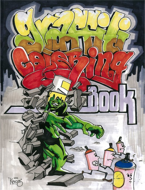 Paagman graffiti coloring book