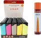 Unilite briquets - 50 briquets - rechargeables + bouteille de gaz