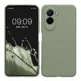kwmobile Xiaomi Poco M7 4G telefoonhoesje - Grijsgroen