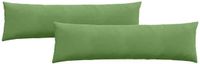vidaXL - Coussin d'assise - 2 pièces - Vert clair - 145 x 40 cm - Tissu velours côtelé