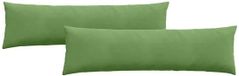 vidaXL - Coussin d'assise - 2 pièces - Vert clair - 145 x 40 cm - Tissu velours côtelé