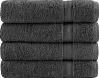 vidaXL SOLUND Badhanddoeken 4 stuks 600 g/m² 100x150 cm groen