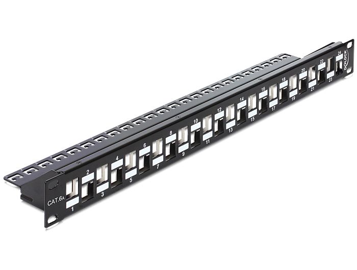 DeLOCK 43278 - Patch panel - Zwart