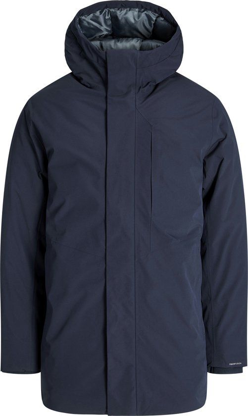 Jack & Jones Essentials Keen Parka Winterjas Heren - Maat S - Donkerblauw - Maat S