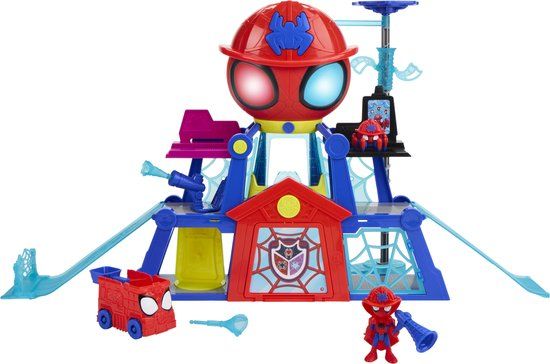 Hasbro Marvel Spidey and His Amazing Friends Rescue-Webs Web-Quarters Speelset