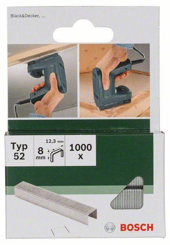 Bosch 2 609 255 836 nietjes Pak nietjes 1000 nietjes 8 mm