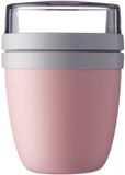 Ibenzoa® Set de pots à déjeuner pour emporter facilement repas et snacks, capacité de 500 ml et 200 ml