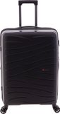 Gladiator Flow Middelgrote Koffer - 68 cm - 70/80 liter - Expandable - Zwart