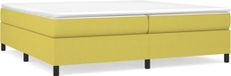vidaXL Boxspringbed 200x200 cm stof groen