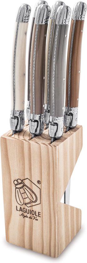 Laguiole Style de Vie Premium Line Steakmessen Treasure 6-delig
