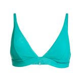 adidas Mujer ICONISEA RIBBED PADDED TRIANGLE BIKINI TOP, pure teal, 36