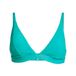 adidas Mujer ICONISEA RIBBED PADDED TRIANGLE BIKINI TOP, pure teal, 36