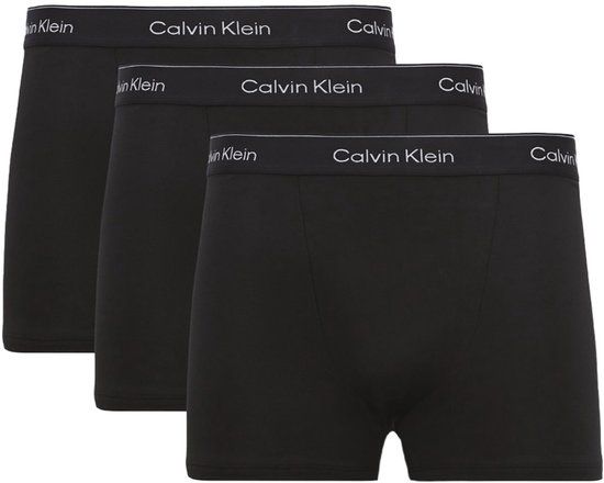 Calvin Klein Trunks Heren Onderbroeken - 3-pack - Zwart