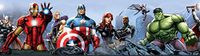 AG Design Marvel Avengers muurstickers, zelfklevende folie, meerkleurig, 500 x 14 cm